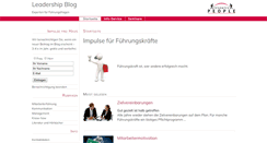 Desktop Screenshot of blog.resource-people.de